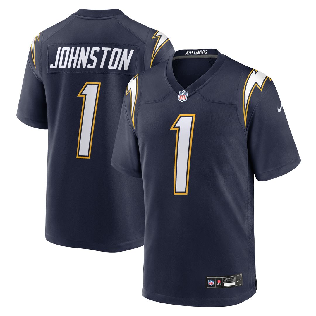 Quentin Johnston Los Angeles Chargers Alternate Charger Power Game Player Jersey - Gold