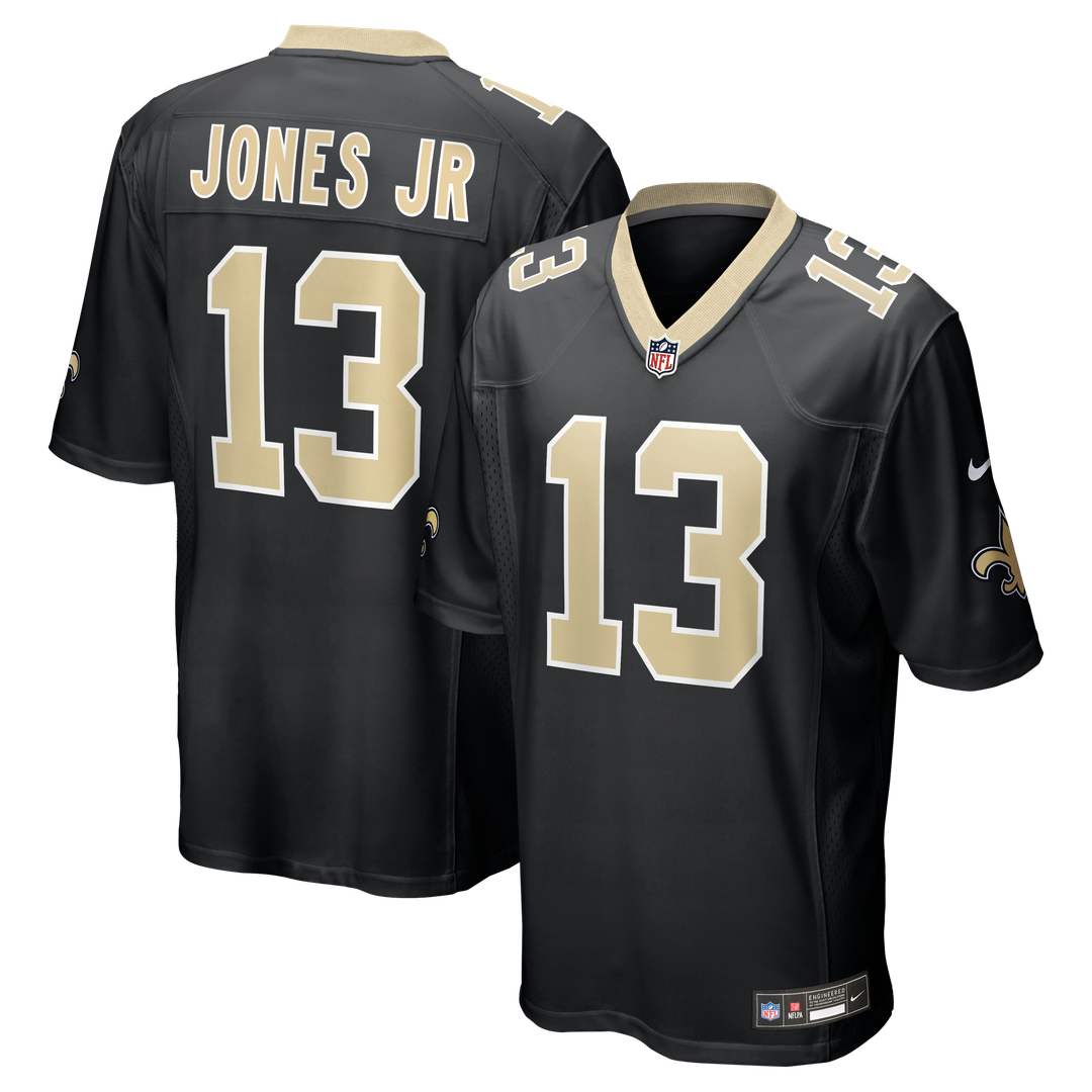 Velus Jones Jr. New Orleans Saints Team Game Jersey - Black