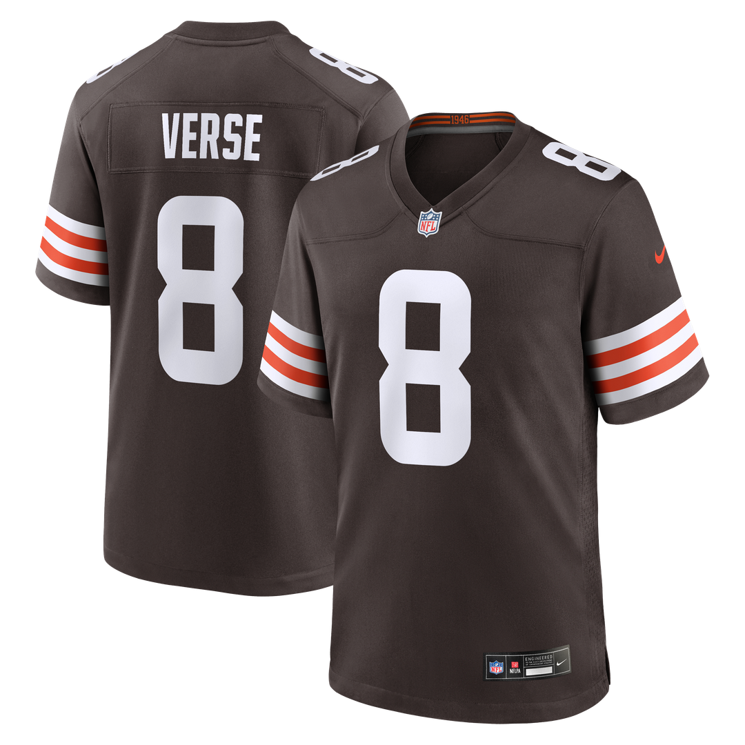 Jared Verse Cleveland Browns Team Game Jersey - Brown