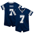 Trevon Diggs Dallas Cowboys Infant Game Romper Jersey - Navy