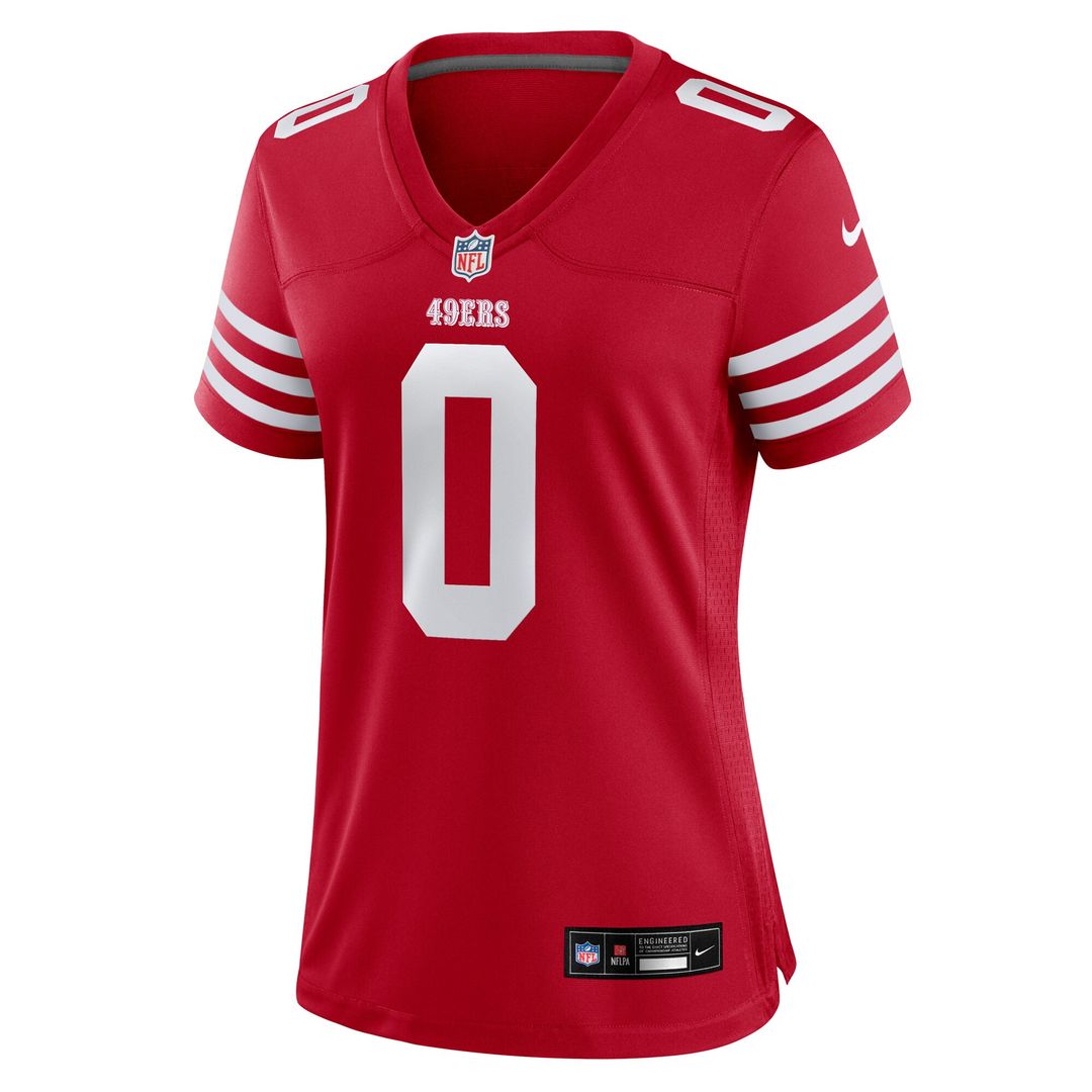 Renardo Green San Francisco 49ers Women's Team Game Jersey - Scarlet