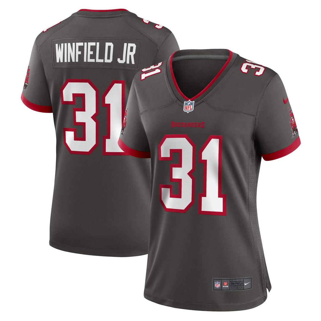 Antoine Winfield Jr. Tampa Bay Buccaneers Women's Game Jersey - Pewter