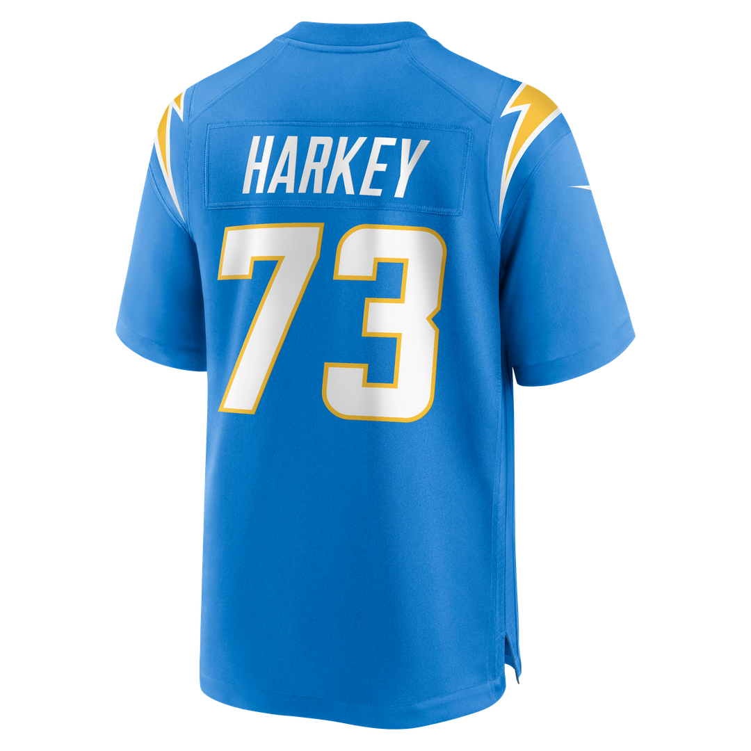 Alex Harkey Los Angeles Chargers Team Game Jersey - Powder Blue
