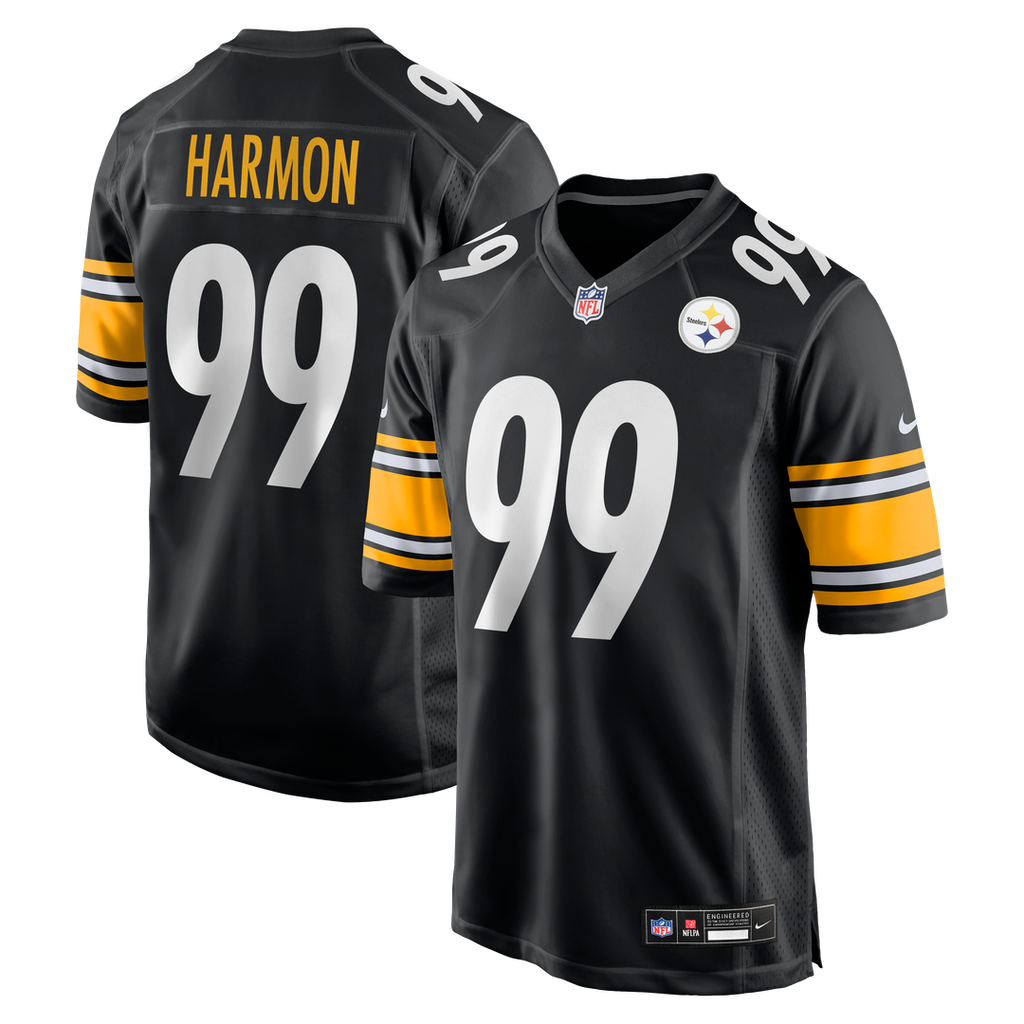 Derrick Harmon Pittsburgh Steelers Game Player Jersey - Black