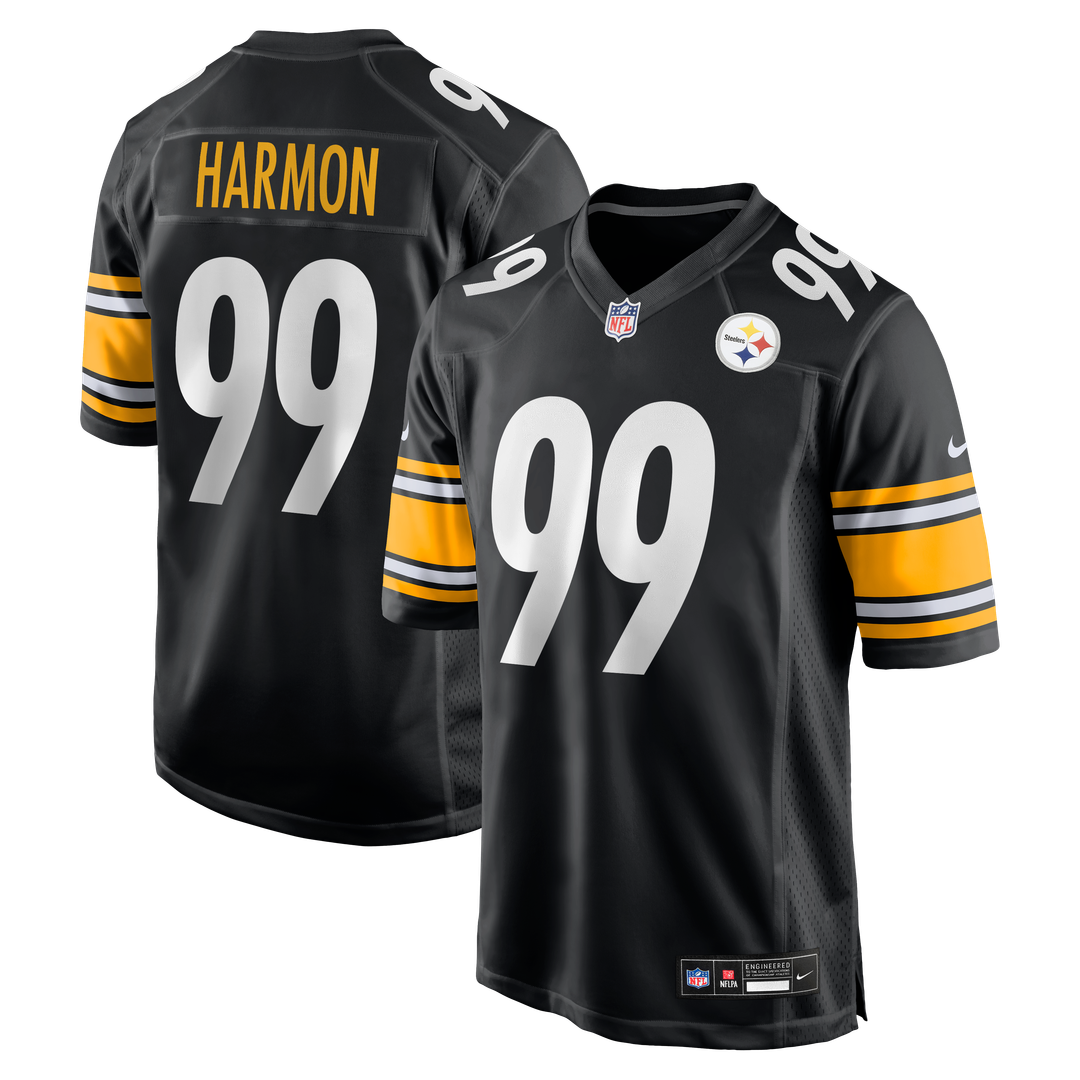 Derrick Harmon Pittsburgh Steelers Game Player Jersey - Black