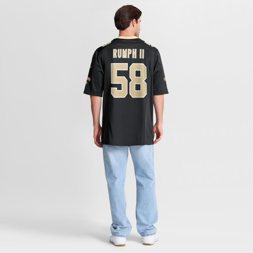 Chris Rumph II New Orleans Saints Team Game Jersey - Black