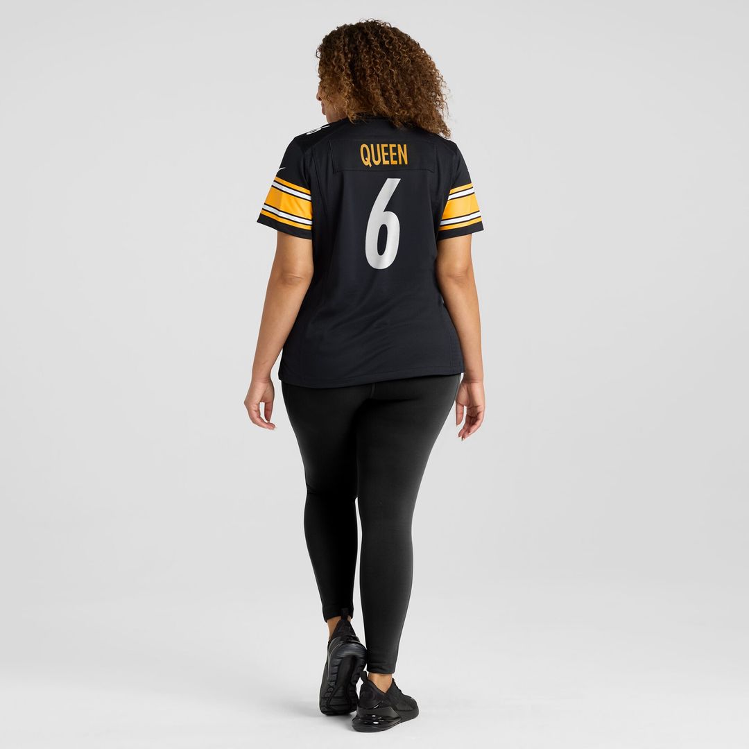 Patrick Queen Pittsburgh Steelers Women's Team Game Jersey - Black