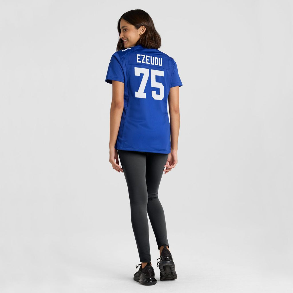 Joshua Ezeudu New York Giants Women's Game Player Jersey - Royal