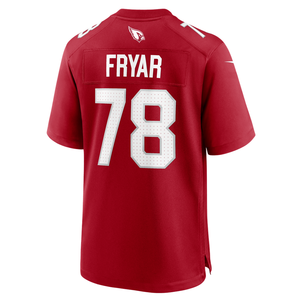 Josh Fryar Arizona Cardinals Team Game Jersey - Cardinal
