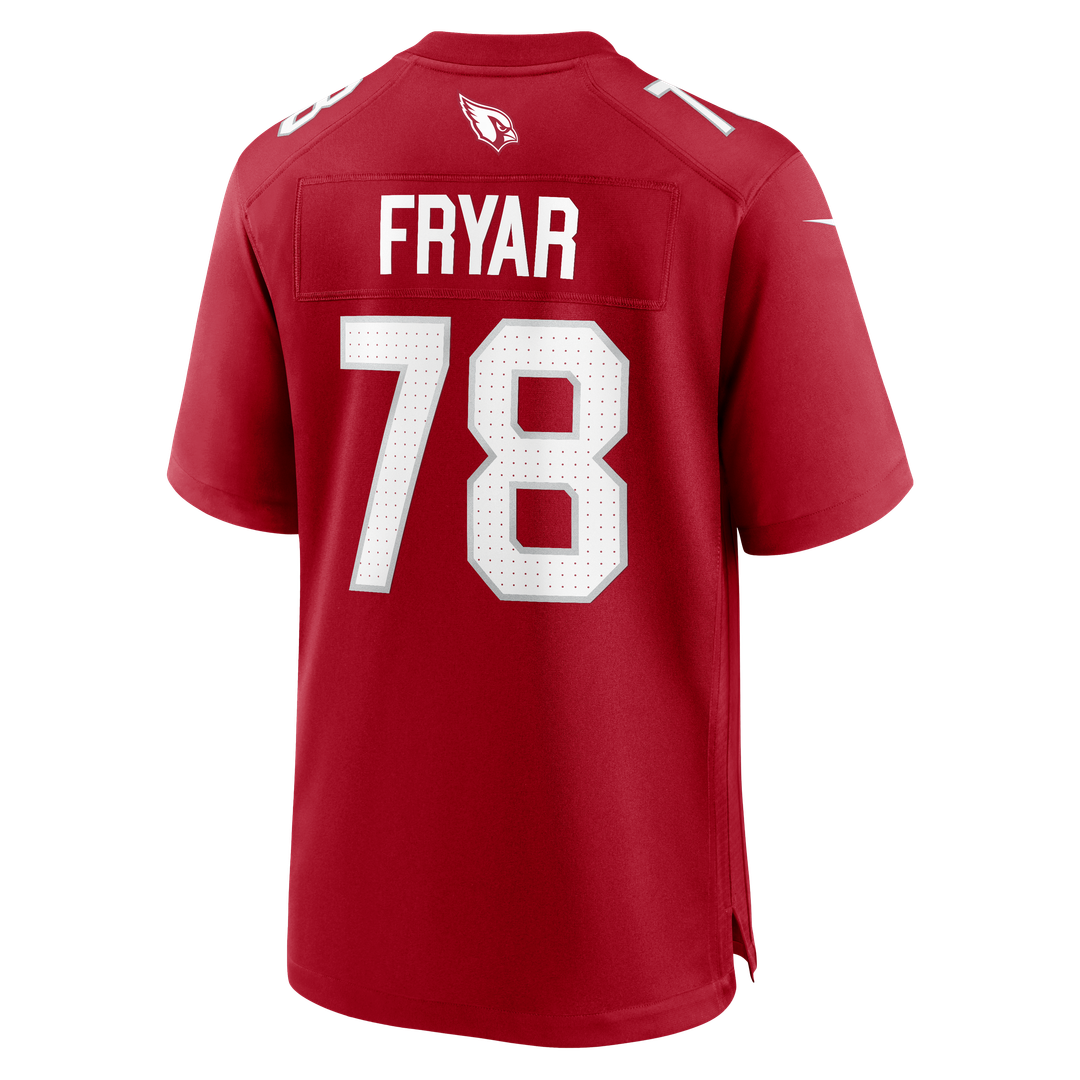 Josh Fryar Arizona Cardinals Team Game Jersey - Cardinal