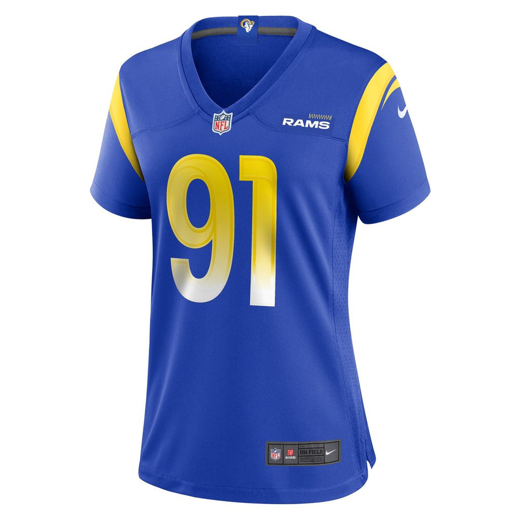 Kobie Turner Los Angeles Rams Women's Home Game Jersey - Royal