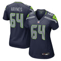 Christian Haynes Seattle Seahawks Women's Team Game Jersey - College Navy