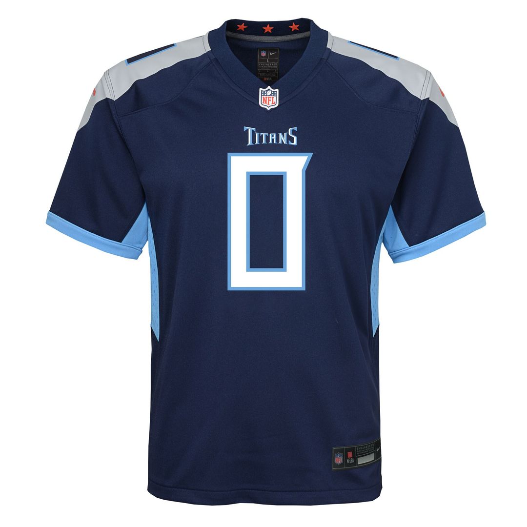 Calvin Ridley Tennessee Titans Youth Game Jersey - Navy
