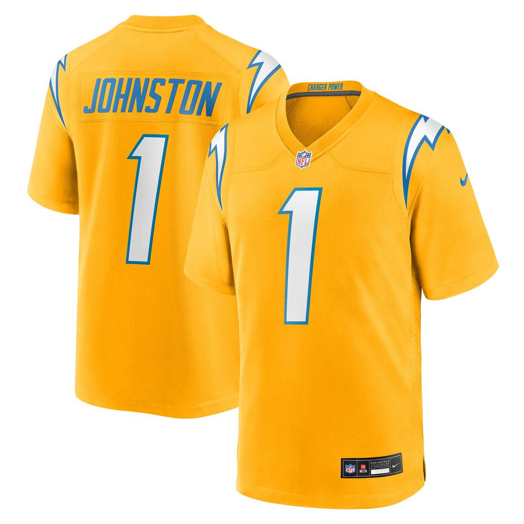 Quentin Johnston Los Angeles Chargers Alternate Charger Power Game Player Jersey - Gold