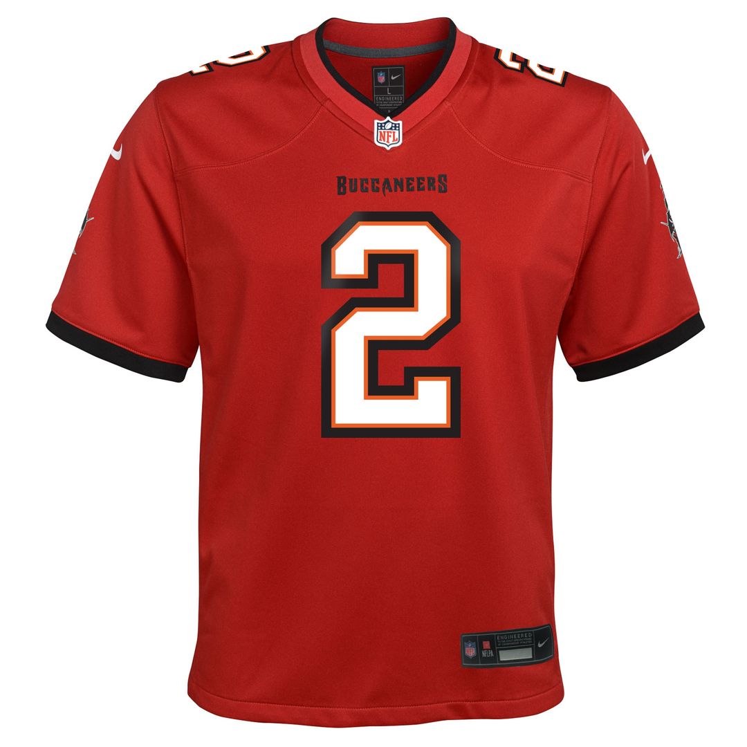 Emeka Egbuka Tampa Bay Buccaneers Youth Team Game Jersey - Red