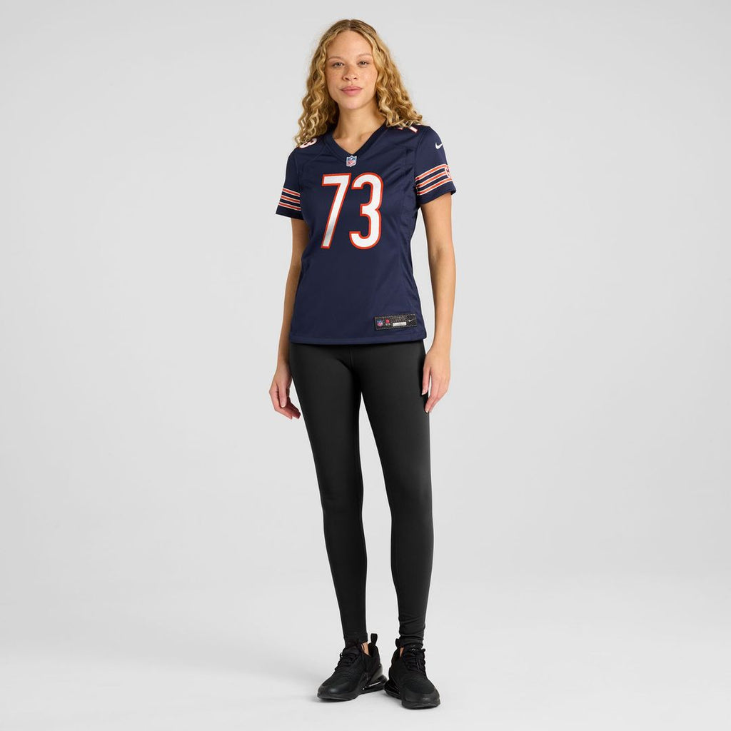 Jonah Jackson Chicago Bears Women's Team Game Jersey - Navy