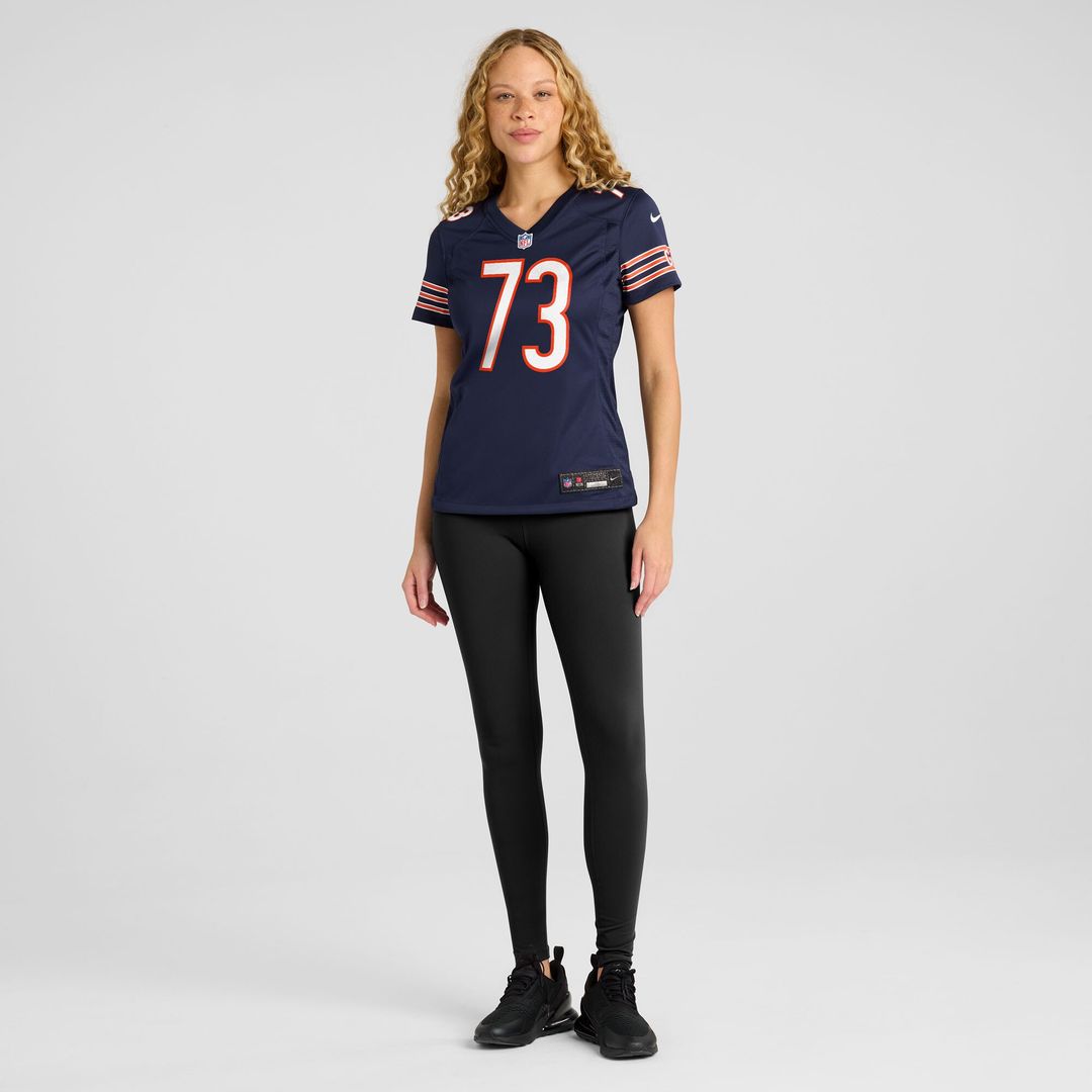 Jonah Jackson Chicago Bears Women's Team Game Jersey - Navy