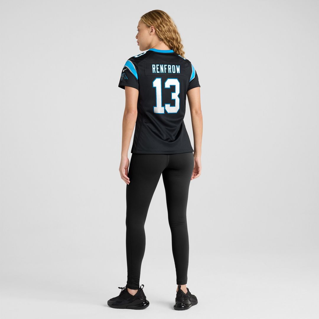 Hunter Renfrow Carolina Panthers Women's Team Game Jersey - Black