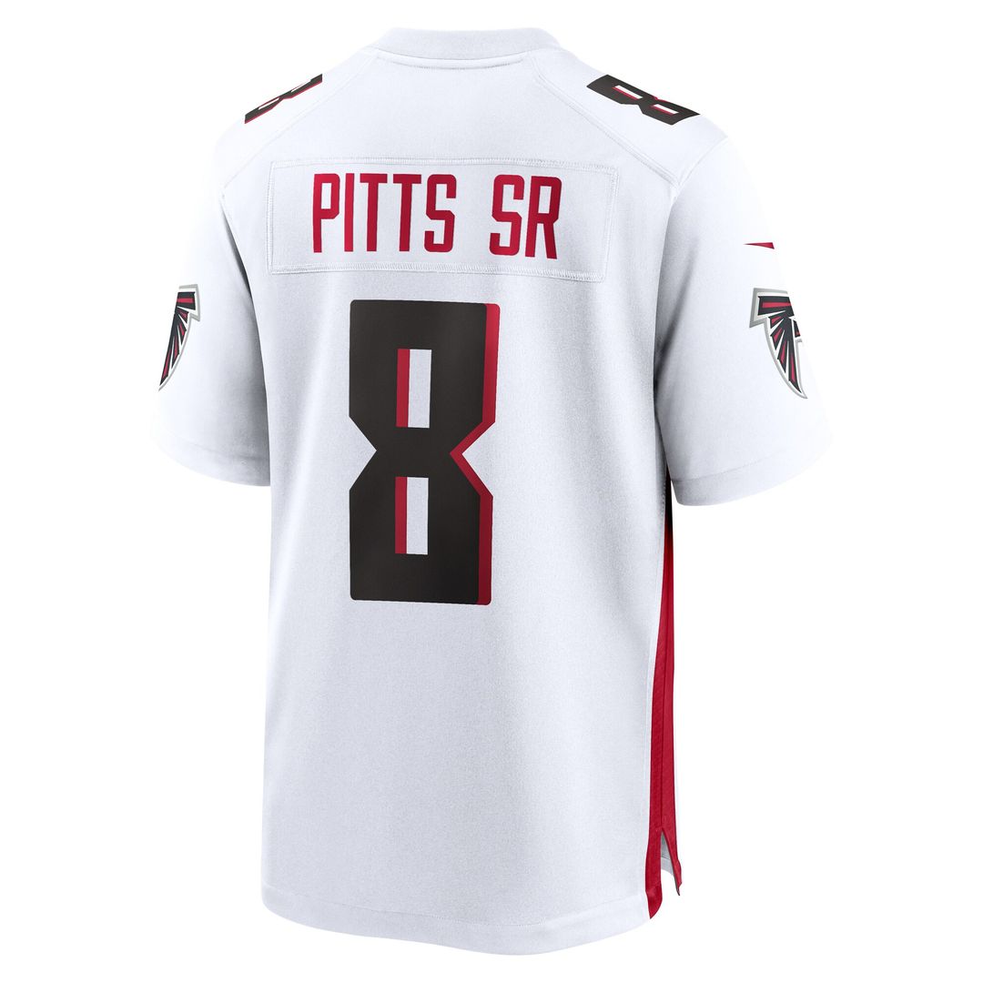 Kyle Pitts Sr. Atlanta Falcons White Game Jersey - White