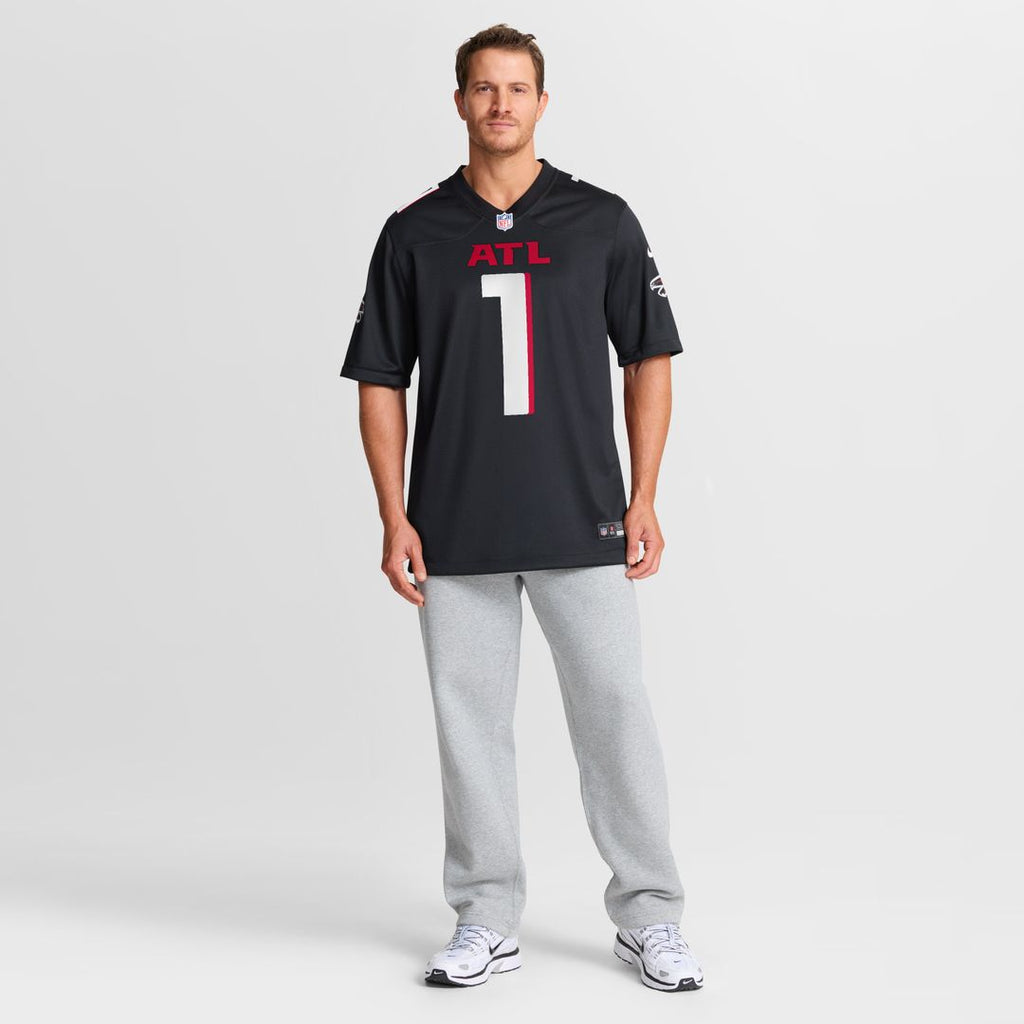 Number 1 Groom Atlanta Falcons Game Jersey - Black