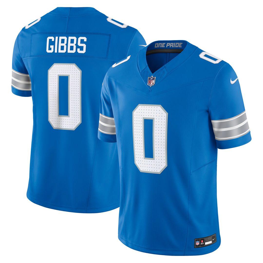 Jahmyr Gibbs Detroit Lions 2nd Alternate Vapor F.U.S.E. Limited Jersey - Black