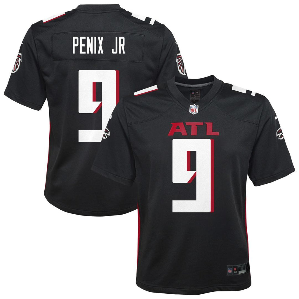 Michael Penix Jr. Atlanta Falcons Youth Team Game Jersey - Black