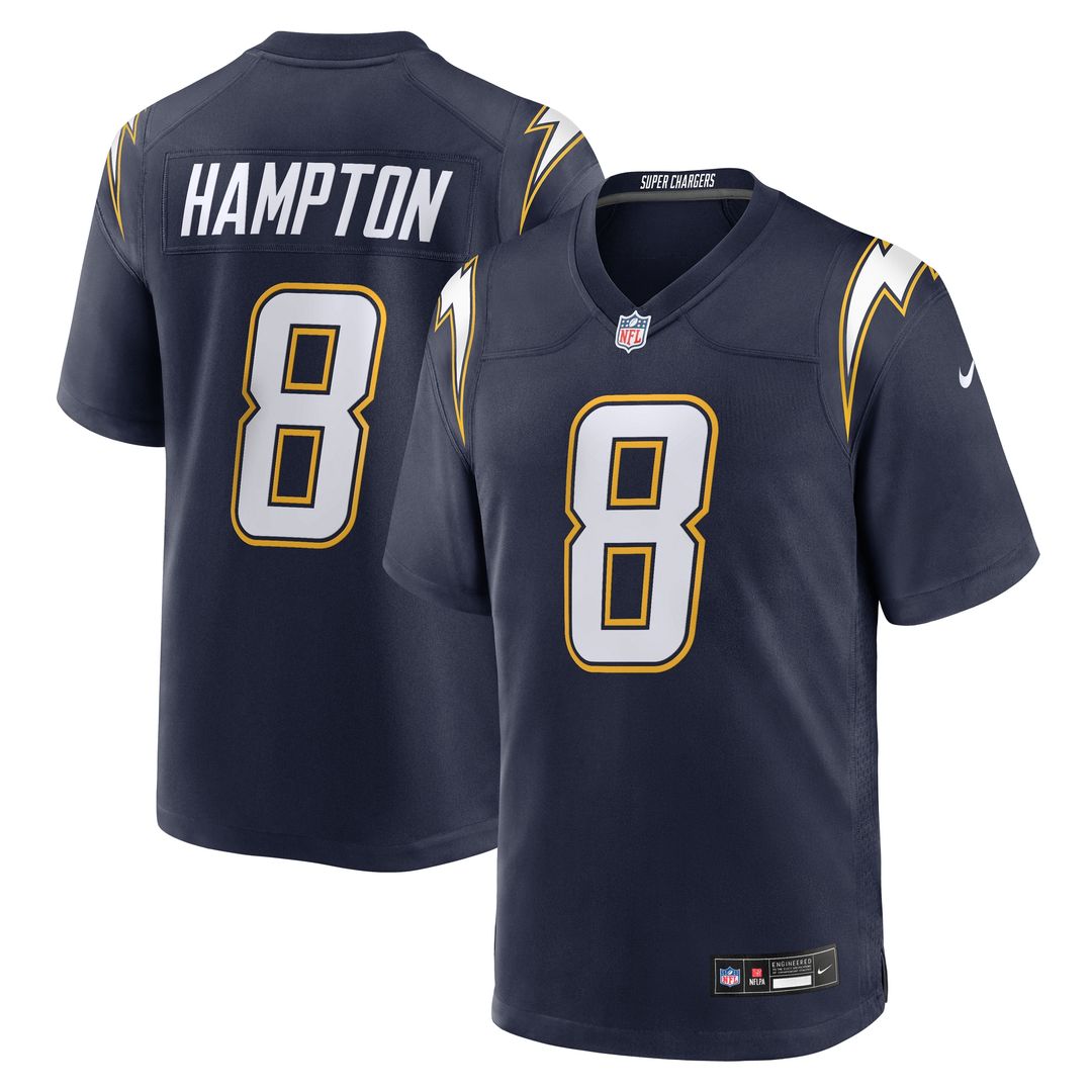 Omarion Hampton Los Angeles Chargers Game Player Jersey - Powder Blue
