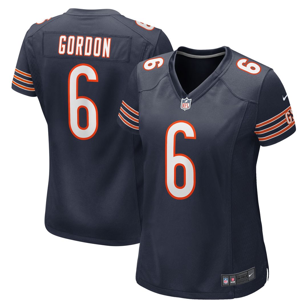 Kyler Gordon Chicago Bears Women's Game Player Jersey - Navy