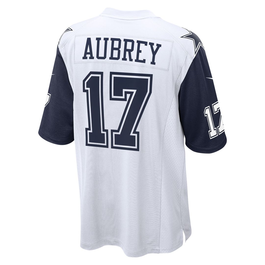 Brandon Aubrey Dallas Cowboys Alternate Game Team Jersey - White