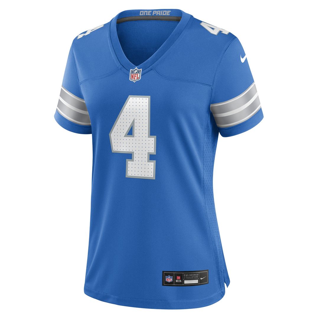 D.J. Reed Detroit Lions Women's Team Game Jersey - Blue