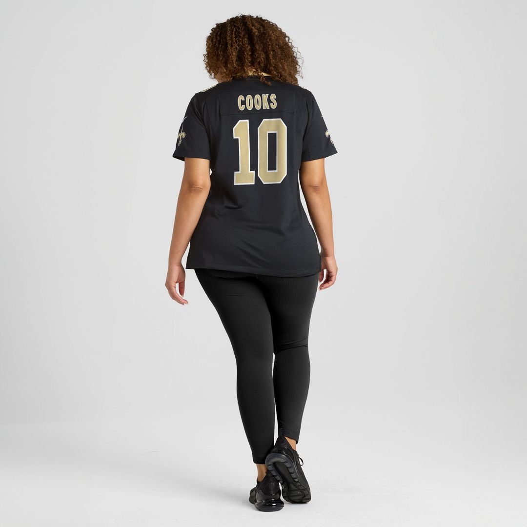 Brandin Cooks New Orleans Saints Women's Team Game Jersey - Black