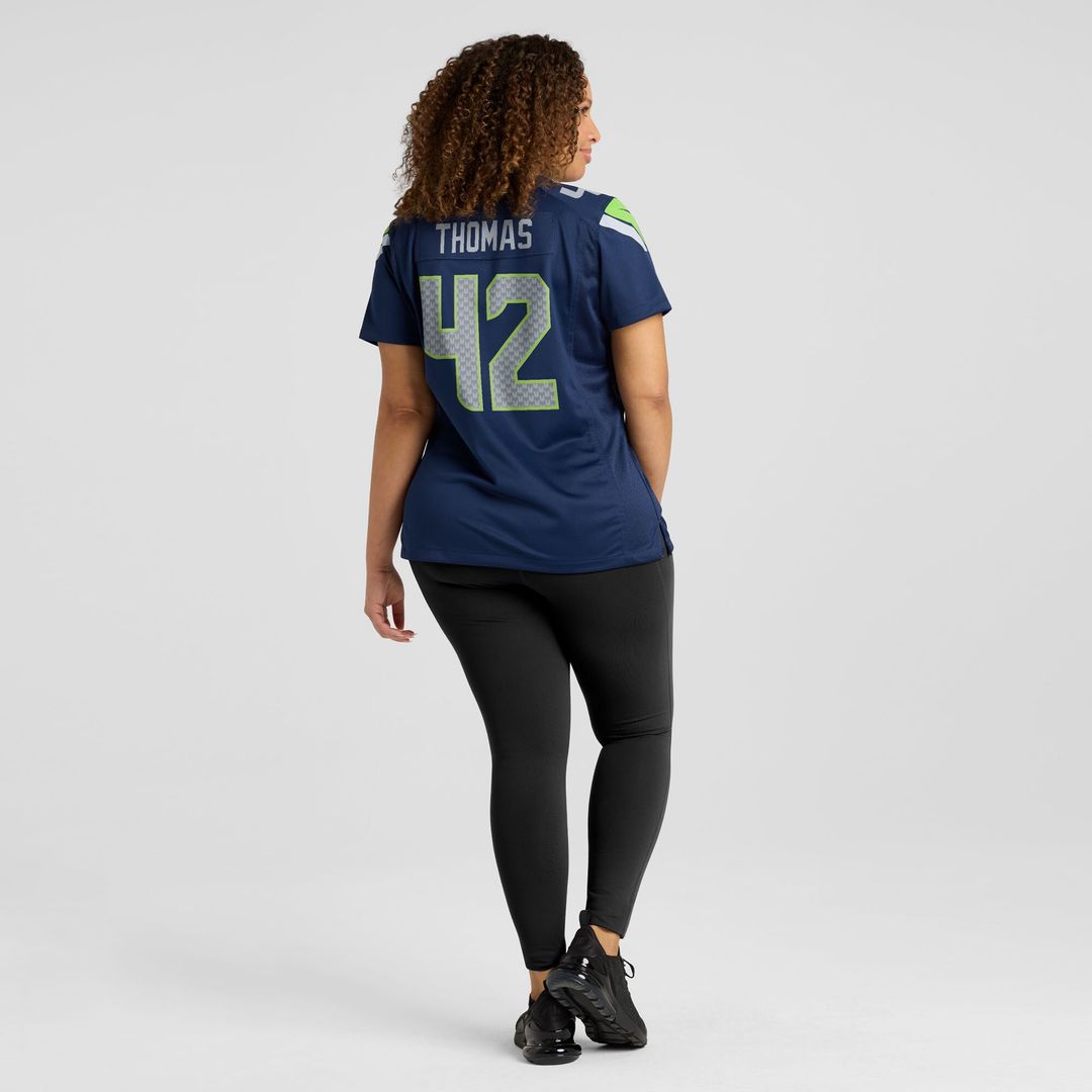 Drake Thomas Seattle Seahawks Women's Team Game Jersey - College Navy