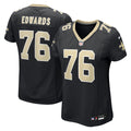 David Edwards New Orleans Saints Women's Team Game Jersey - Black