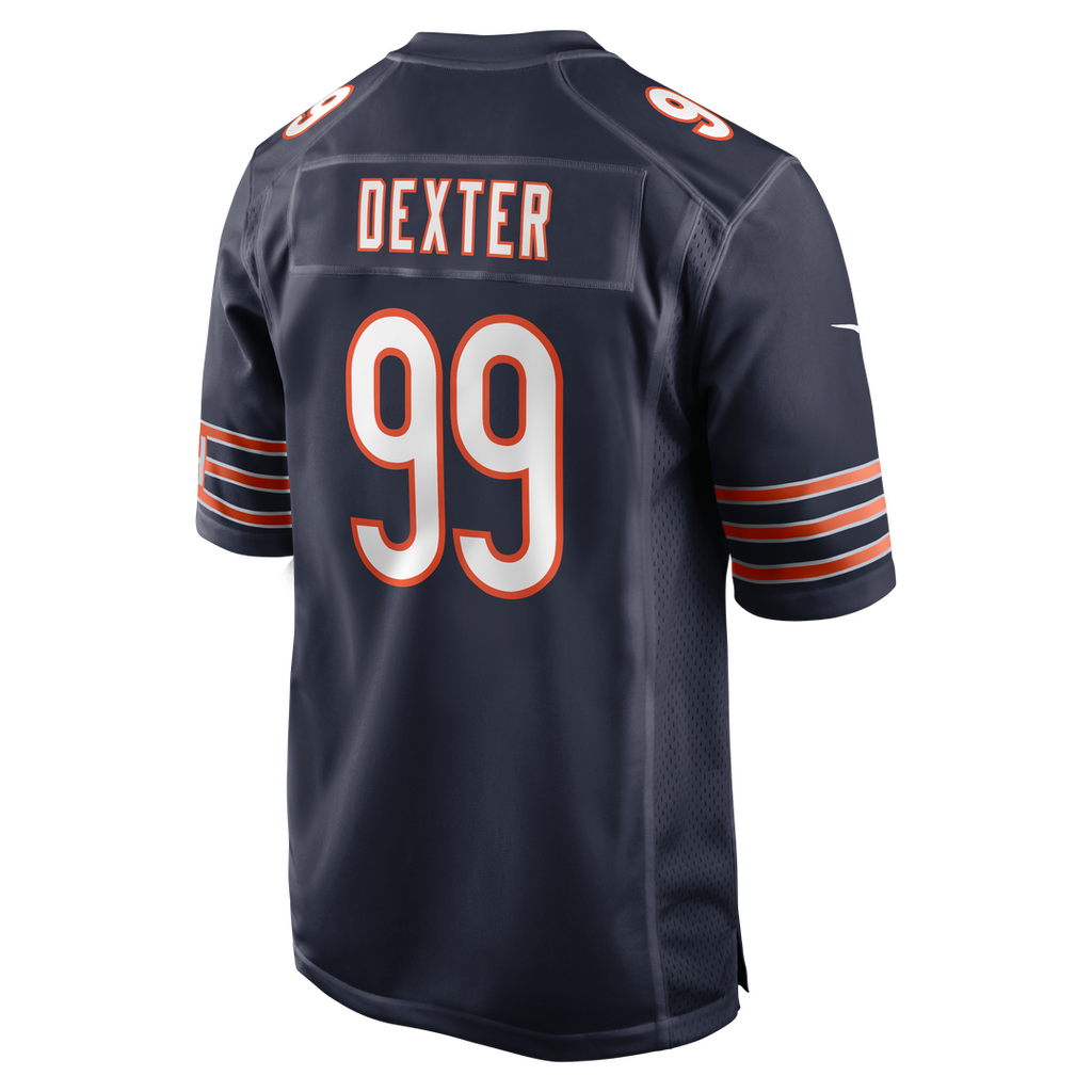 Gervon Dexter Sr Chicago Bears Team Game Jersey - Navy