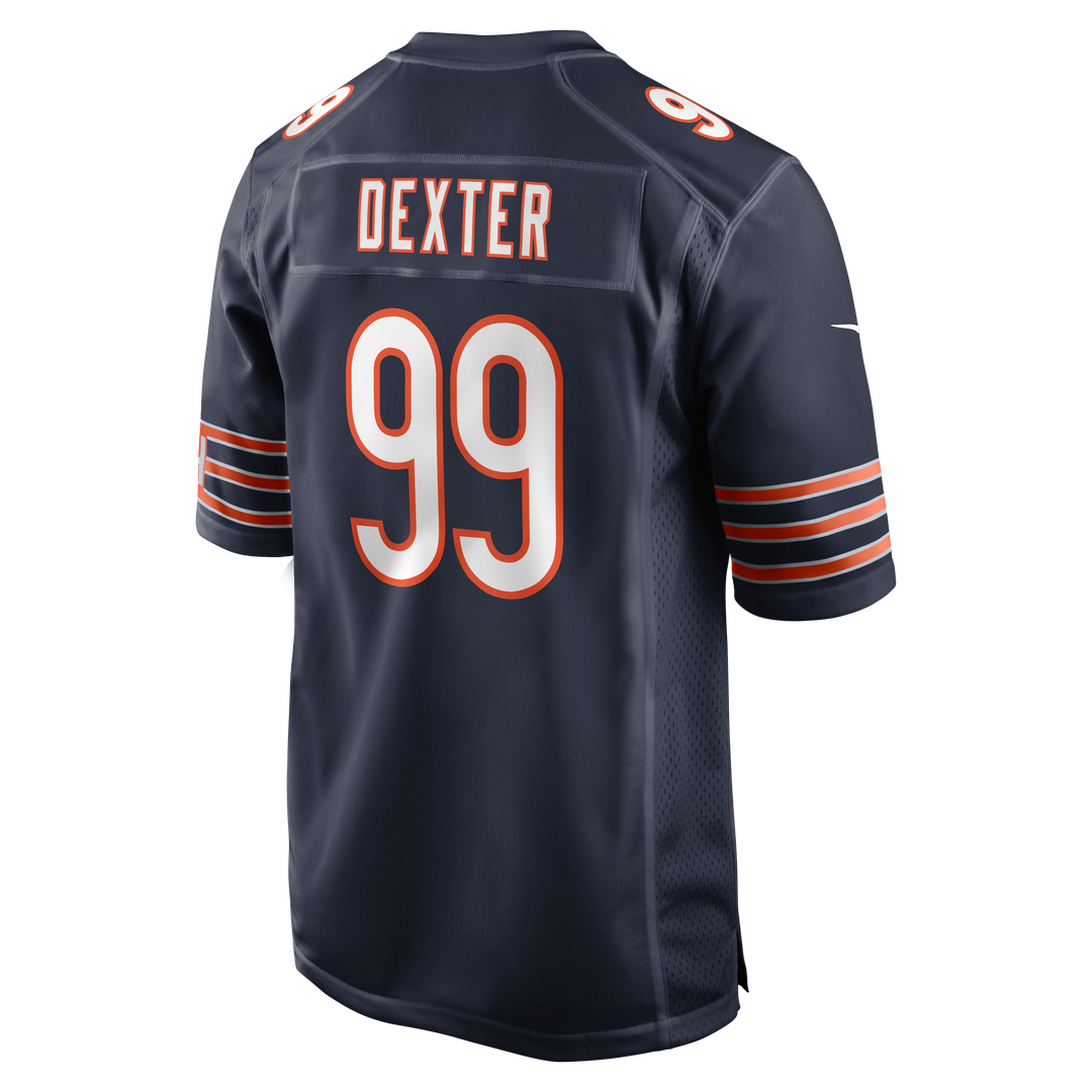 Gervon Dexter Sr Chicago Bears Team Game Jersey - Navy
