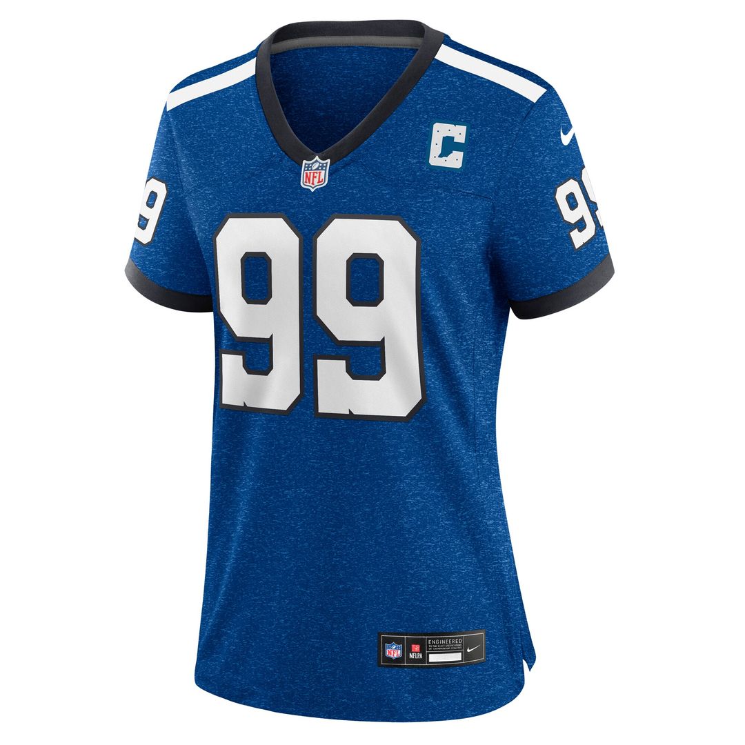 DeForest Buckner Indianapolis Colts Women's Indiana Nights Alternate Game Jersey - Royal