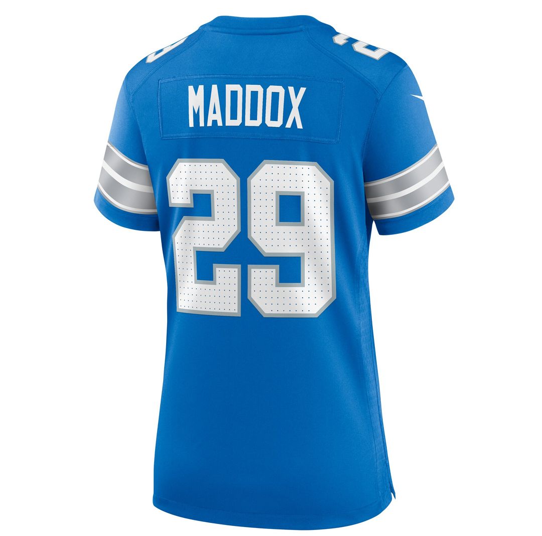 Avonte Maddox Detroit Lions Women's Team Game Jersey - Blue