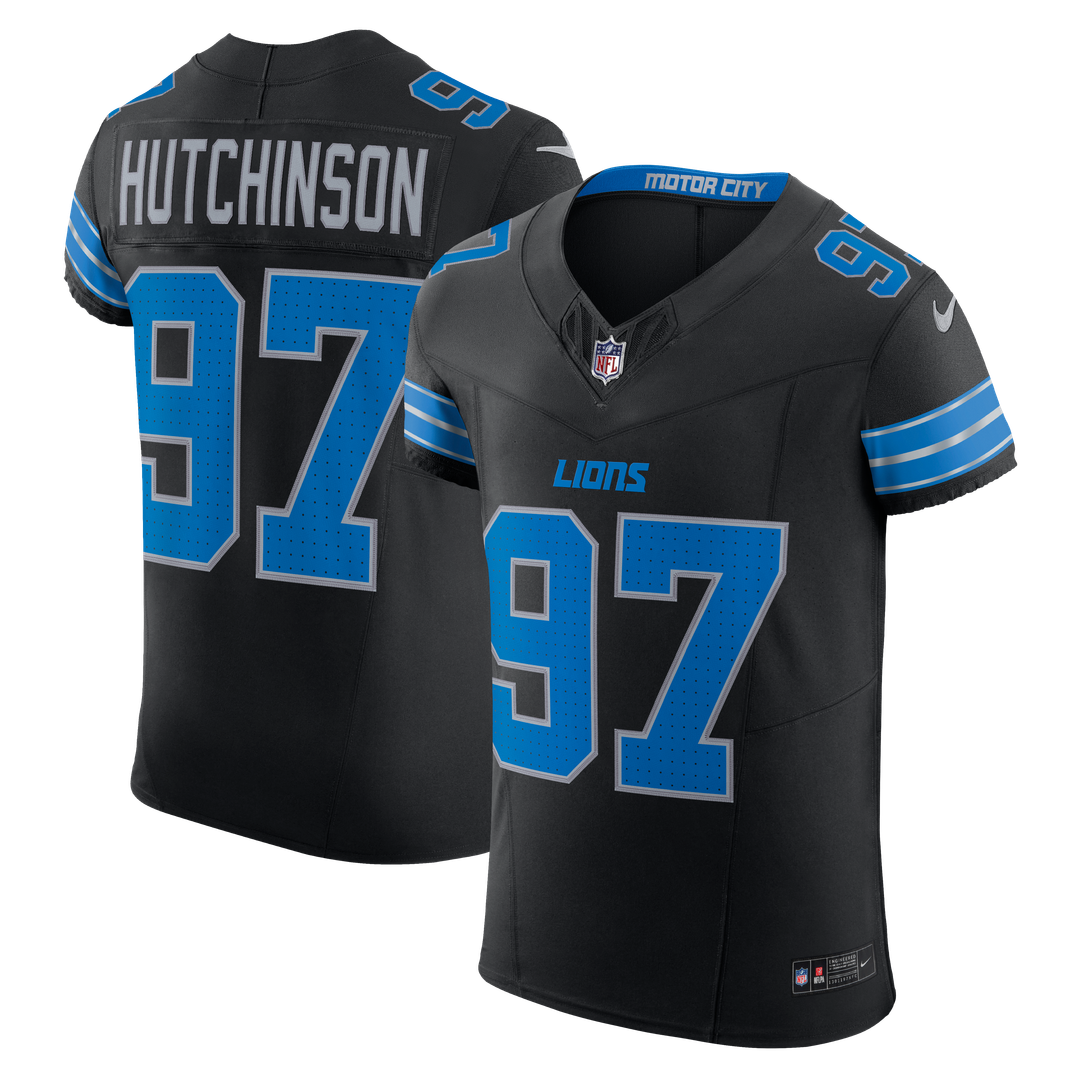 Aidan Hutchinson Detroit Lions Alternate Vapor F.U.S.E. Elite Jersey - Black