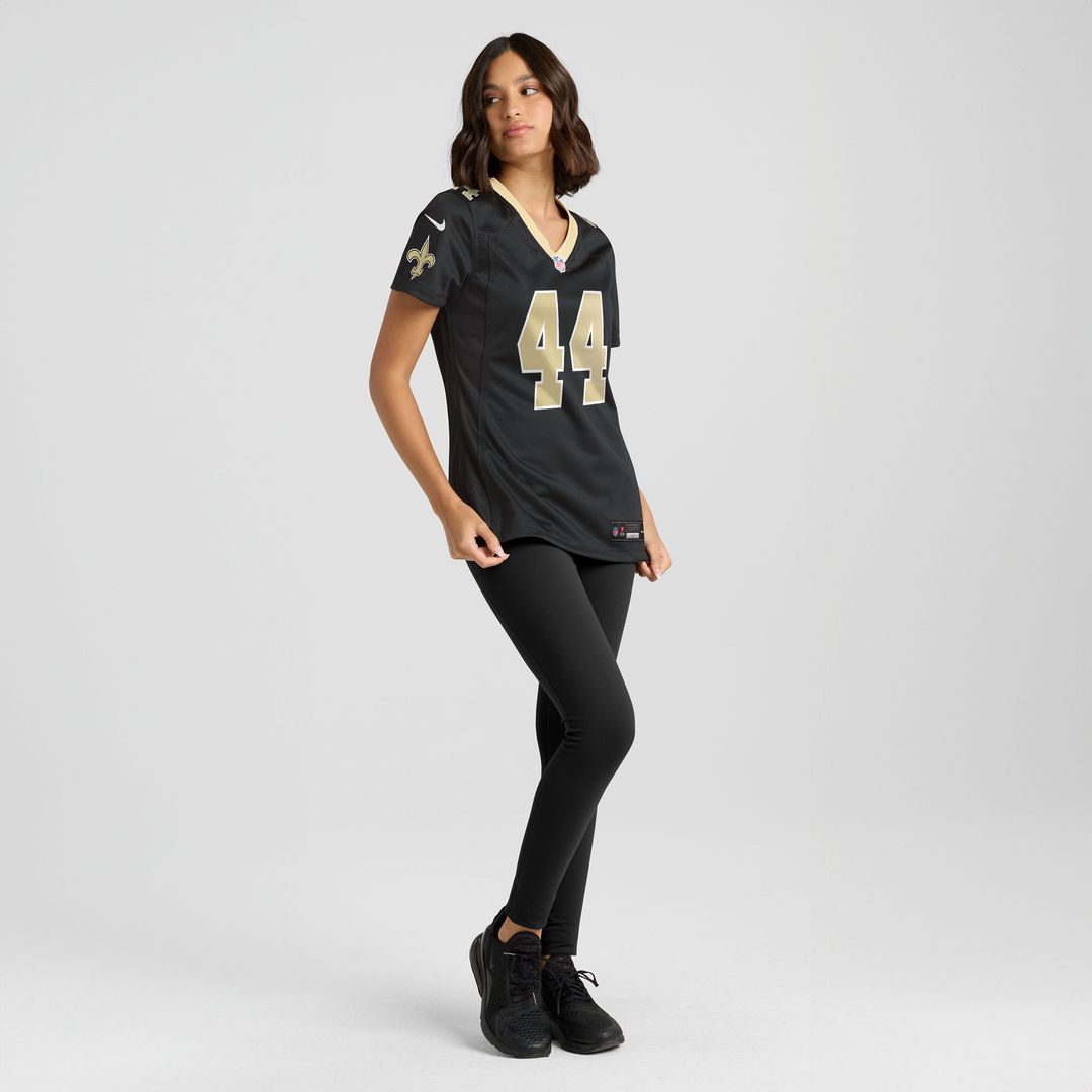 Isaiah Stalbird New Orleans Saints Women's Team Game Jersey - Black