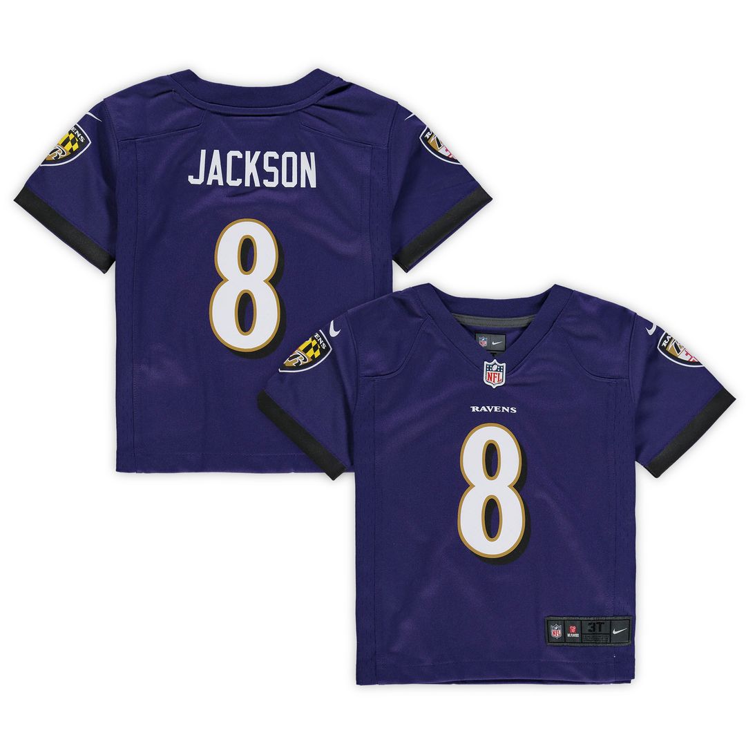Lamar Jackson Baltimore Ravens Toddler Game Jersey - Purple