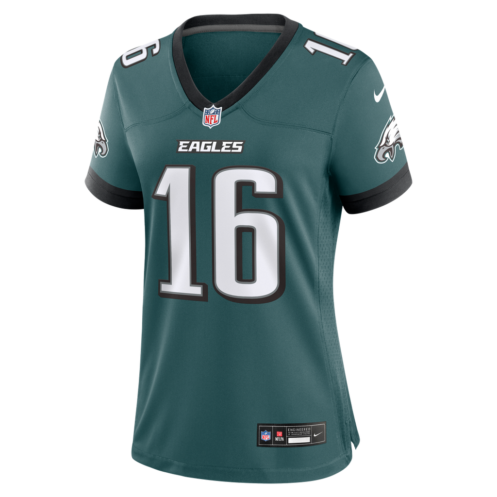 Tanner McKee Philadelphia Eagles Women's Team Game Jersey - Midnight Green