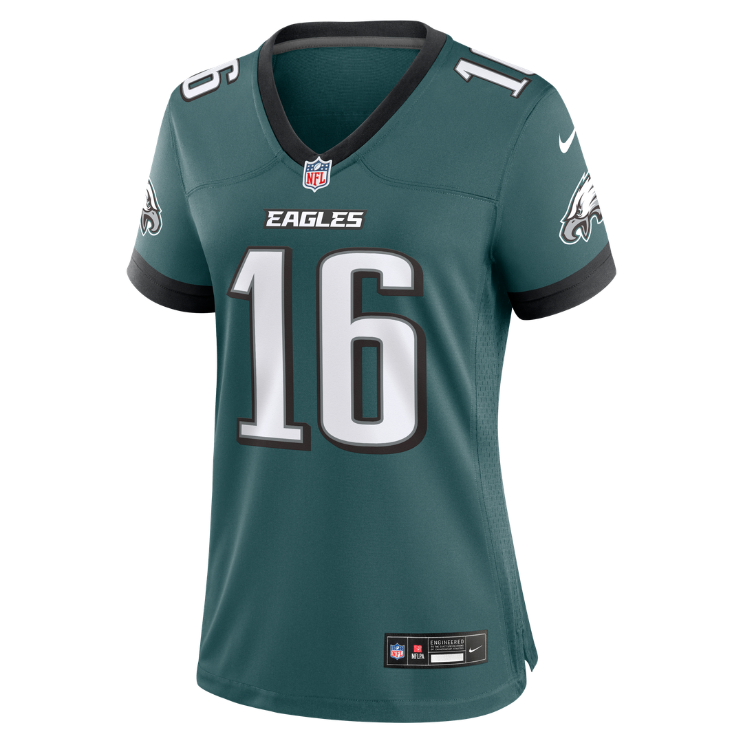 Tanner McKee Philadelphia Eagles Women's Team Game Jersey - Midnight Green