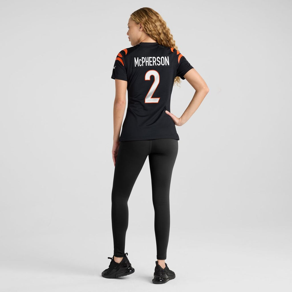 Evan McPherson Cincinnati Bengals Women's Game Jersey - Black