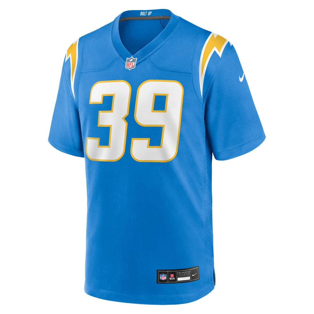 Eric Rogers Los Angeles Chargers Team Game Jersey - Powder Blue