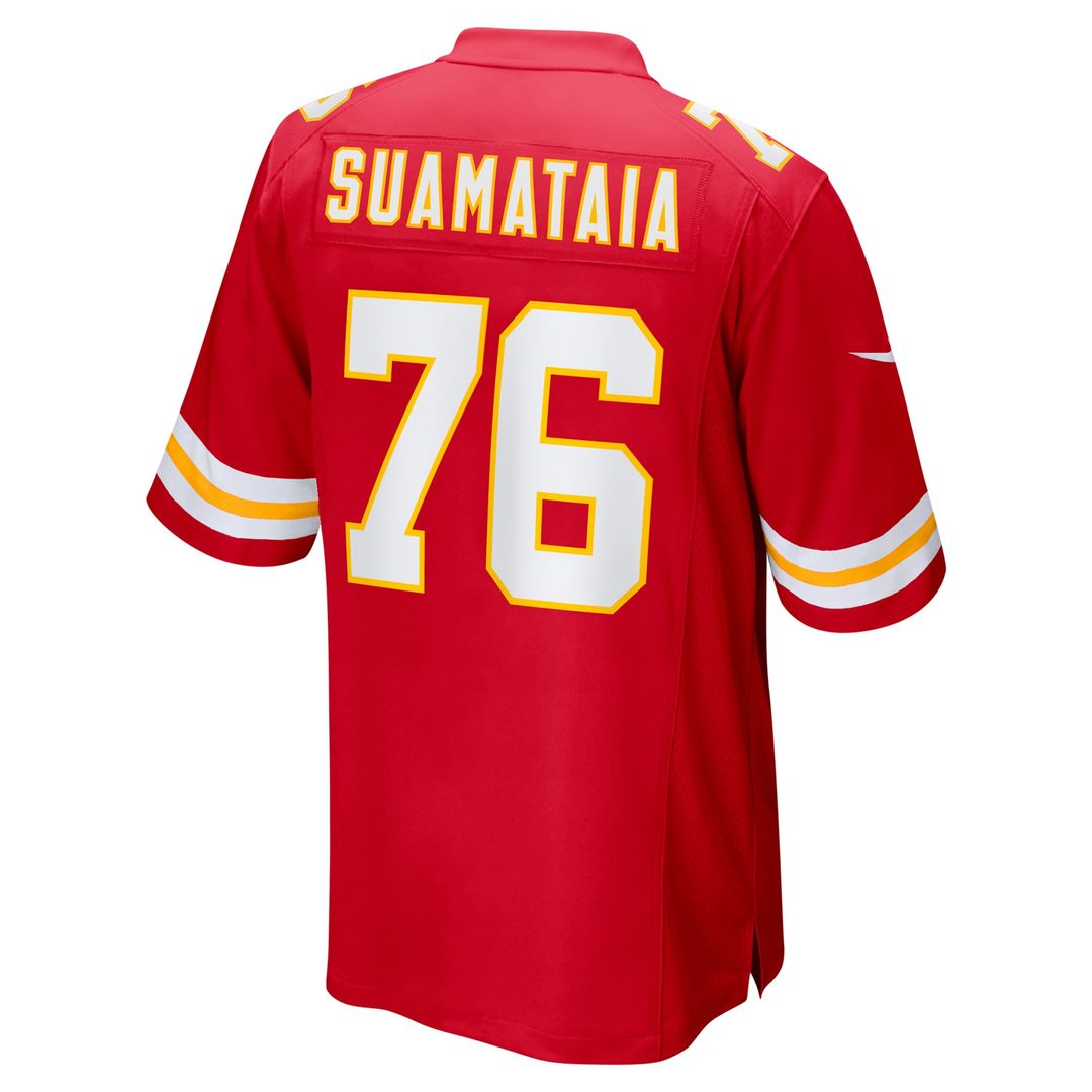 Kingsley Suamataia Kansas City Chiefs Game Jersey - Red