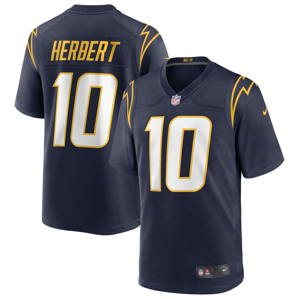 Justin Herbert Los Angeles Chargers Alternate Game Jersey - Navy