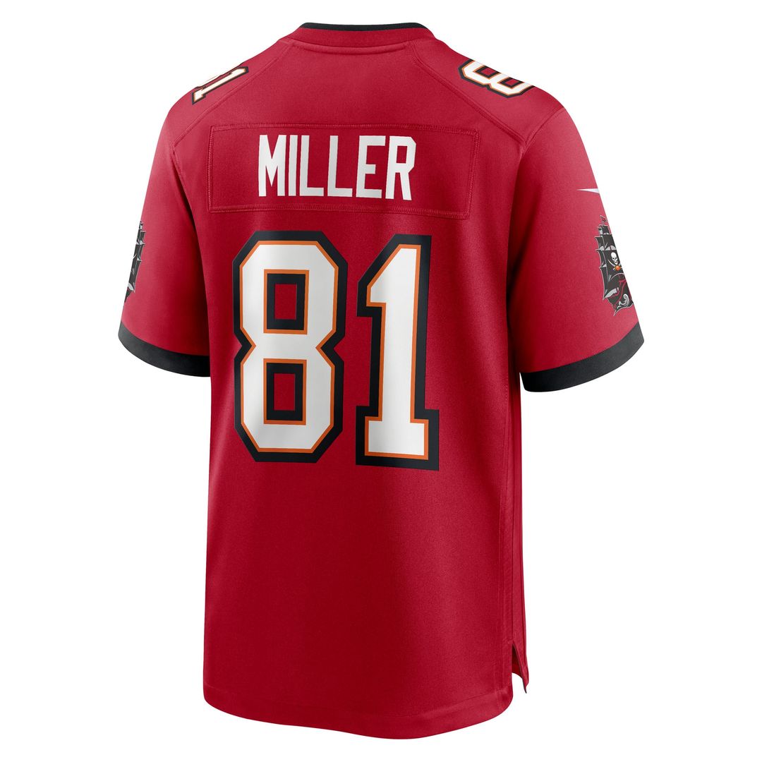 Ryan Miller Tampa Bay Buccaneers Team Game Jersey - Red