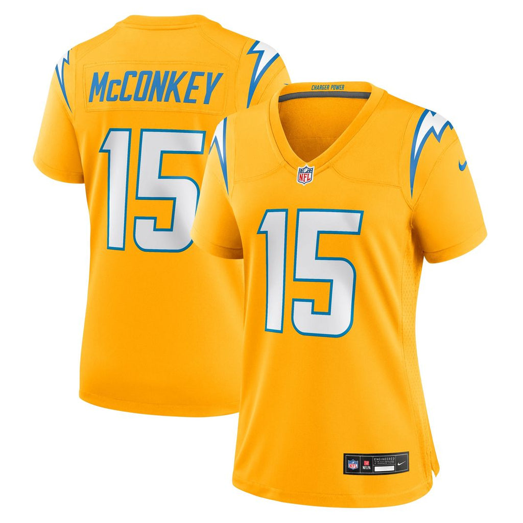 Ladd McConkey Los Angeles Chargers Women's Game Jersey - Powder Blue