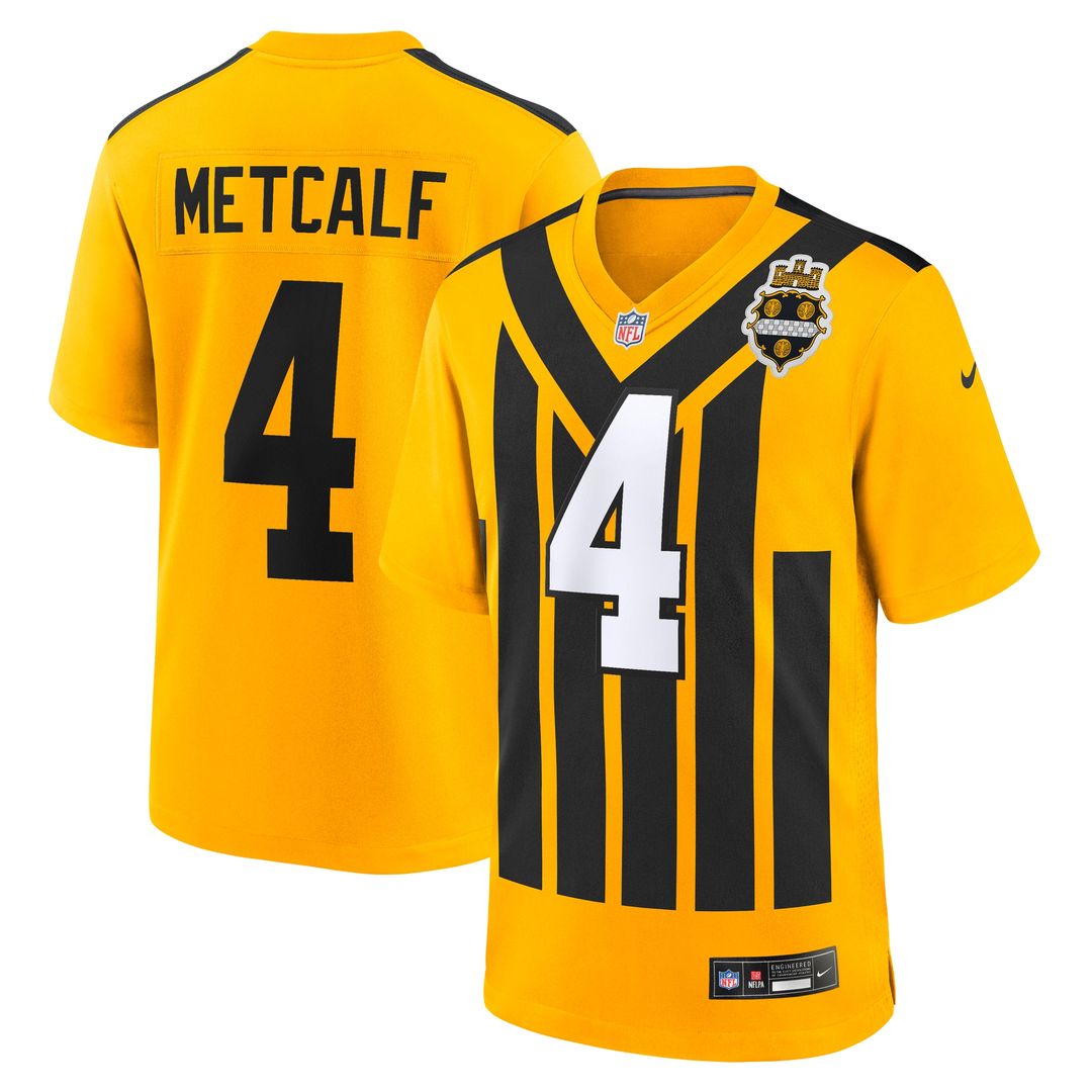 DK Metcalf Pittsburgh Steelers Game Player Jersey - Black