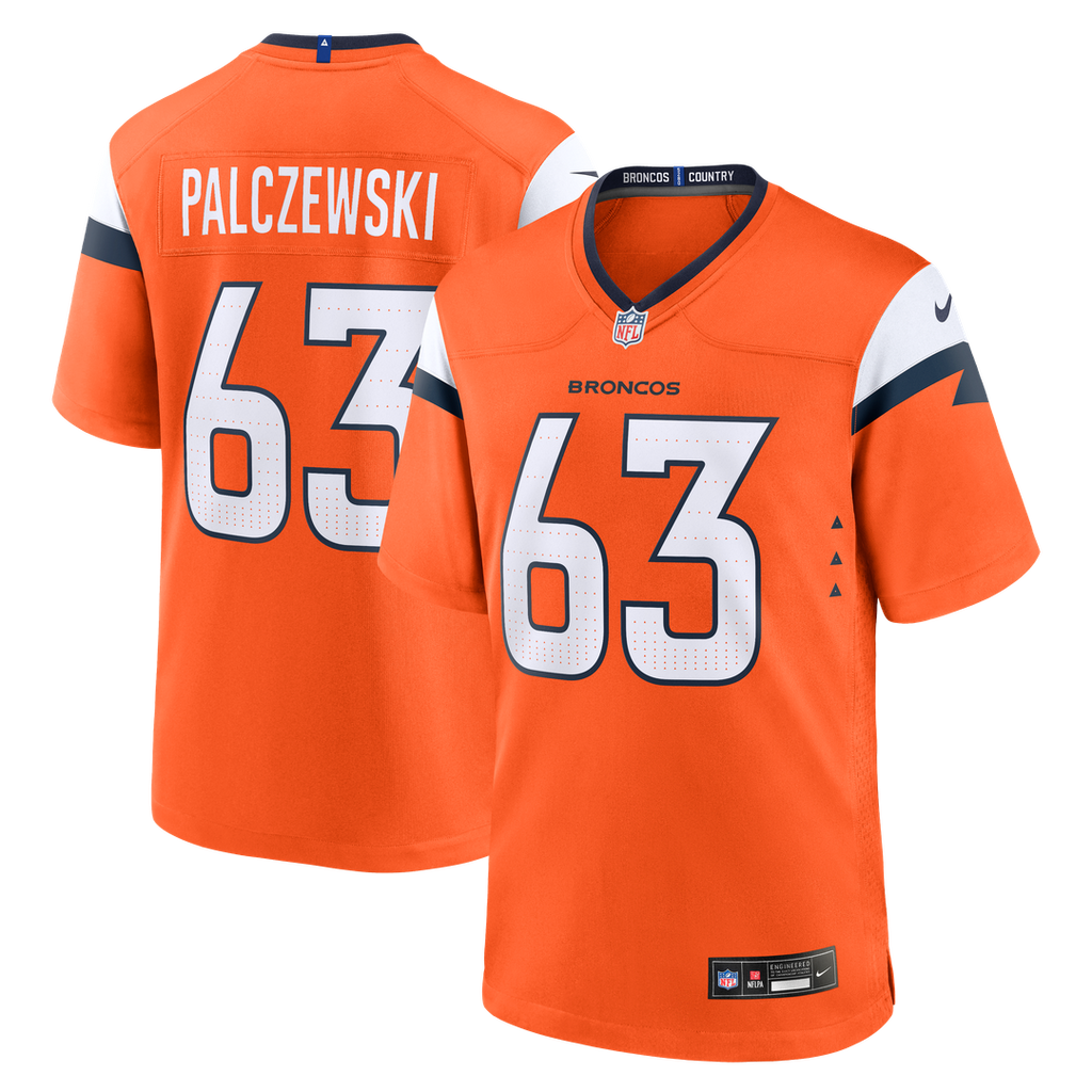 Alex Palczewski Denver Broncos Team Game Jersey - Orange